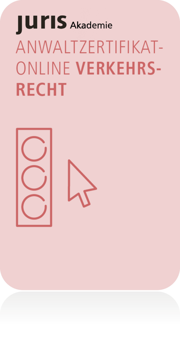 AnwaltZertifikatOnline Verkehrsrecht